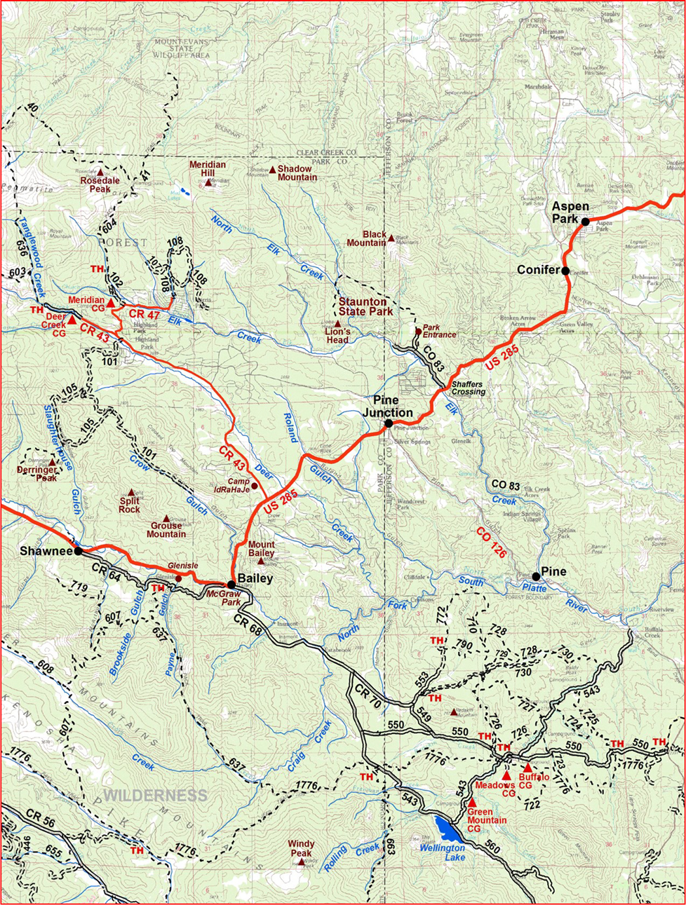 Bailey Grant Jefferson Area Map